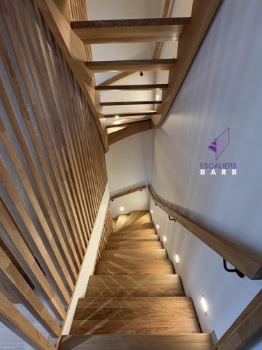 escalier-bois-chêne-design